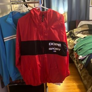 Dope Sport Red Windbreaker